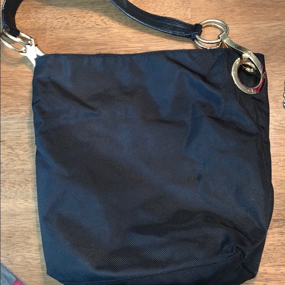 JPK Paris Nylon Shoulder Bag with Chunky Hardware